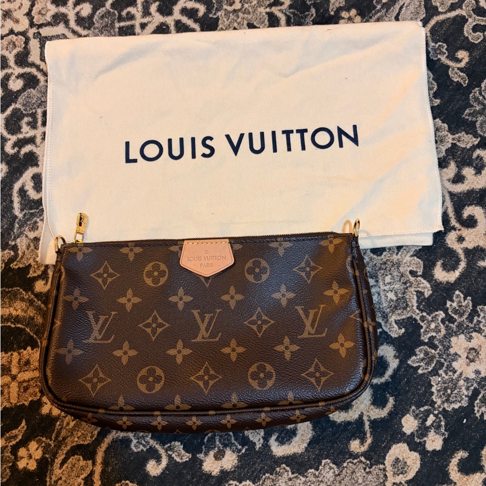 Louis Vuitton Brown Monogram Canvas Pochette Accessoire